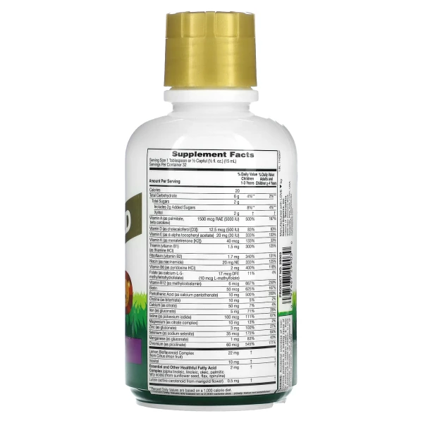 Жидкий мультивитаминный продукт NaturesPlus Children's Animal Parade Gold тропические ягоды 480 мл