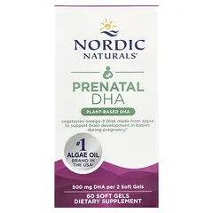 Риб'ячий жир для вагітних Nordic Naturals (Prenatal DHA) 500 мг 60 капсул