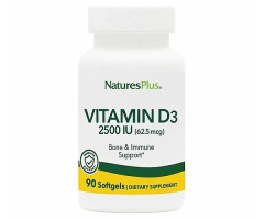 Вітамін D3 Natures Plus  (Vitamin D3) 2500 МО 90 капсул