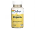 Селен без дріжджів Solaray  (Selenium Yeast-Free) 200 мкг 90 капсул
