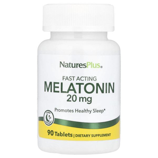 Мелатонін Natures Plus  (Melatonin) 20 мг 90 таблеток