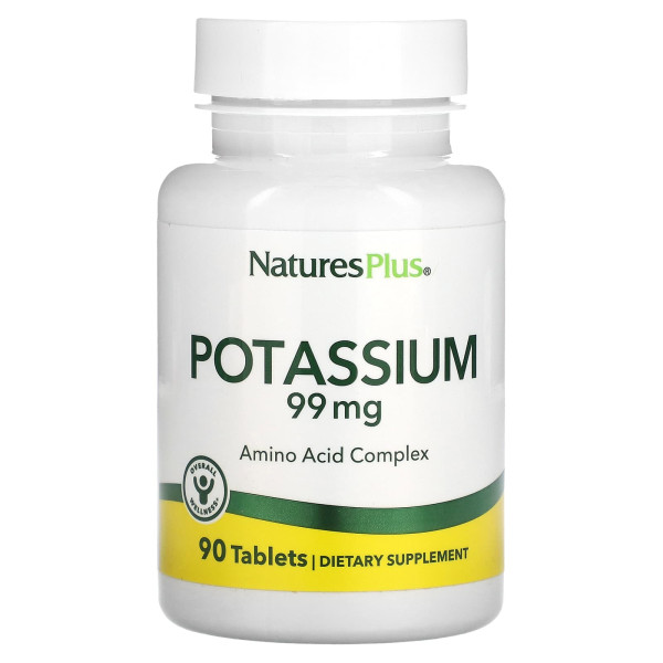 Калій Natures Plus (Potassium) 99 мг 90 таблеток
