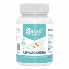 Адаптоген на основі ашвагандхі Stark Pharm (Ashwagandha) 500mg 60 капсул