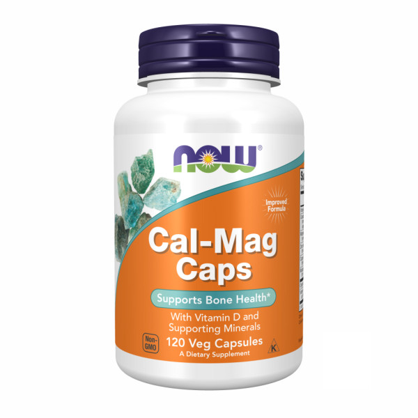 Кальцій та магній NOW Foods (Cal-Mag Caps) 250 мг/125 мг 120 капсул