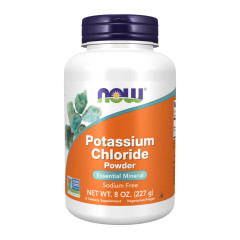 Порошок хлориду калію NOW Foods (Potassium Chloride) 365 мг 227 г