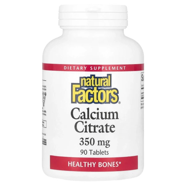 Цитрат кальция Natural Factors (Calcium Citrate) 350 мг 90 таблеток