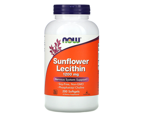 Лецитин подсолнечный NOW Foods (Sunflower Lecithin) 1200 мг 