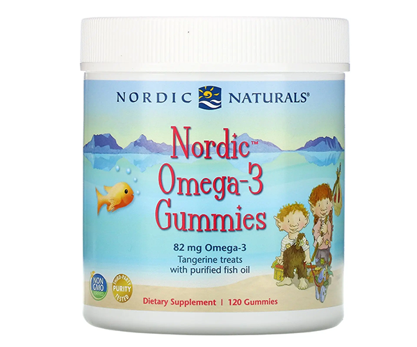 Рыбий жир для детей Nordic Naturals (Nordic Omega-3 Gummies) 82 мг  со вкусом мандарина