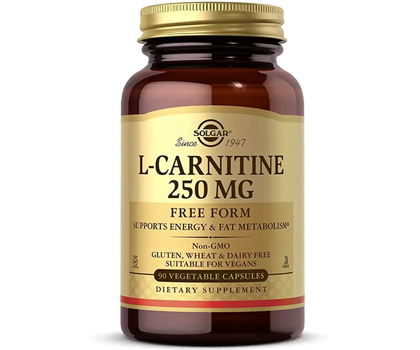 Л-карнитин Solgar (L-Carnitine) 250 мг 90 капсул