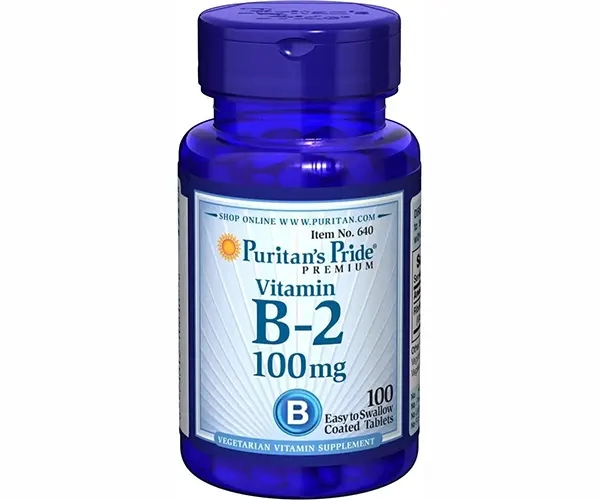 Вітамін В-2 Puritan's Pride (Riboflavin) 100 мг 100 таблеток