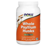 Цельная шелуха семян подорожника NOW Foods "Whole Psyllium Husks" растворимая клетчатка