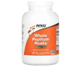 Цельная шелуха семян подорожника NOW Foods "Whole Psyllium Husks" растворимая клетчатка