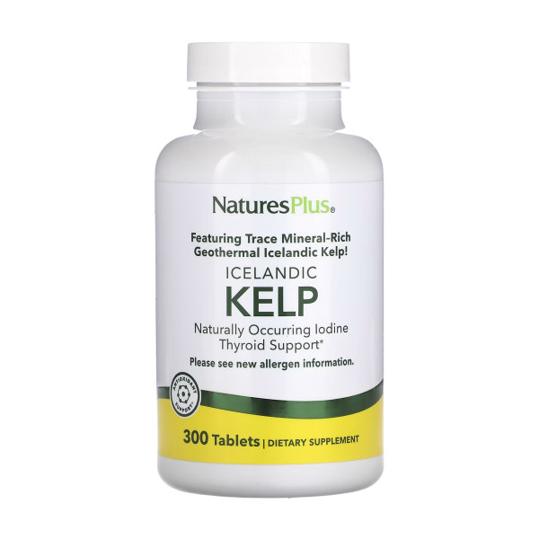 Ламинария исландская Natures Plus (Kelp icelandic) 150 мкг 300 таблеток