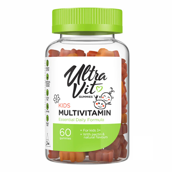 Вітаміни та мінерали для дітей VPLab (Kid's Multivitamin) 60 жувальних цукерок