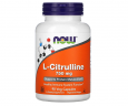 Л-Цитрулін з кальцієм NOW Foods (L-Citrulline) 750/36 мг 