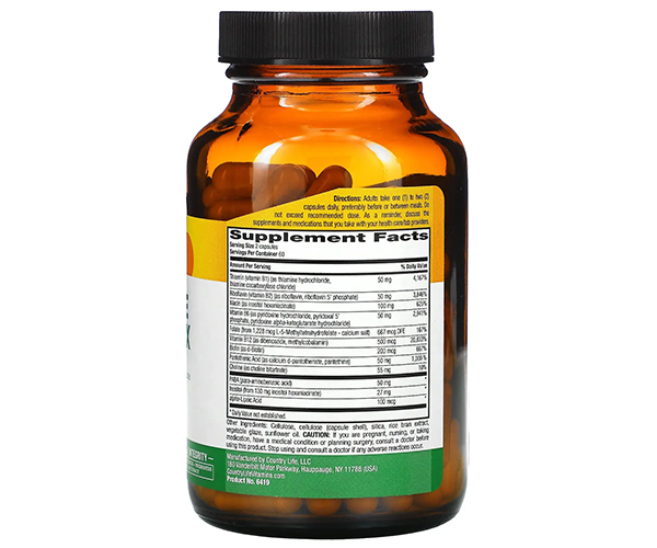 Коэнзим B-комплекс Country Life (Coenzyme B-Complex) 