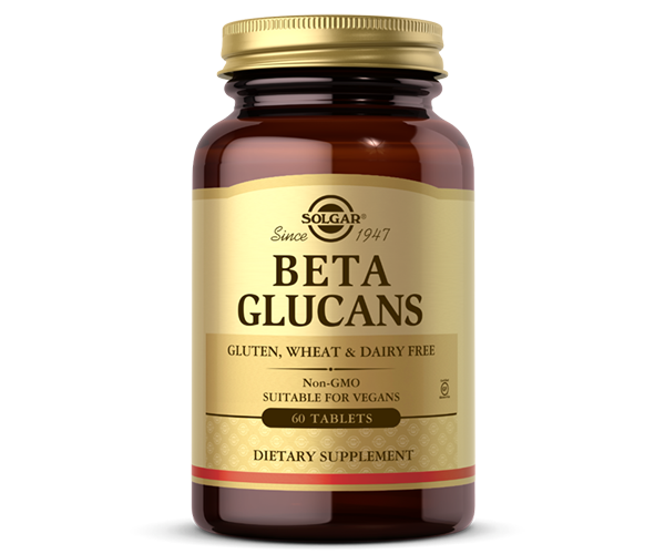 Бета глюкан Solgar (Beta Glucans) 200 мг 60 таблеток
