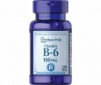 Витамин В6 Puritan's Pride (Vitamin B-6 Pyridoxine Hydrochloride) 100 мг 