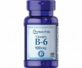 Витамин В6 Puritan's Pride (Vitamin B-6 Pyridoxine Hydrochloride) 100 мг 