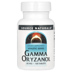 Гамма Оризанол Source Naturals (Gamma Oryzanol) 60 мг 100 таблеток