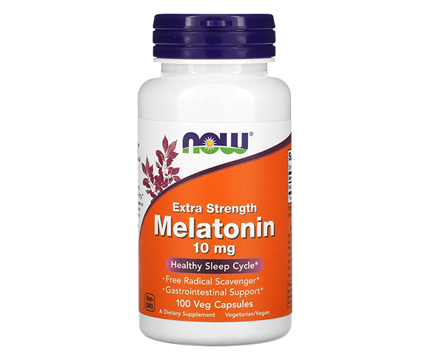 Мелатонін екстра сила NOW Foods (Extra Strength Melatonin) 10 мг 100 капсул