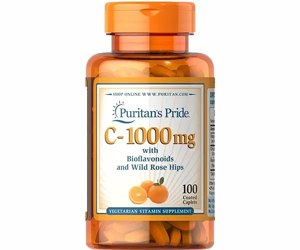 Вітамін C з біофлавоноїдами та шипшиною Puritan's Pride (Vitamin C with bioflavonoids & rose hips) 1000 мг 