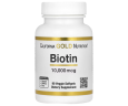 Биотин (Biotin) California Gold Nutrition 10000 мкг 90 капсул