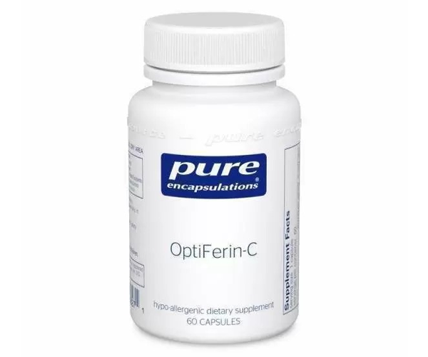 ОптіФерин для здоров'я крові Pure Encapsulations (OptiFerin-C) 60 капсул