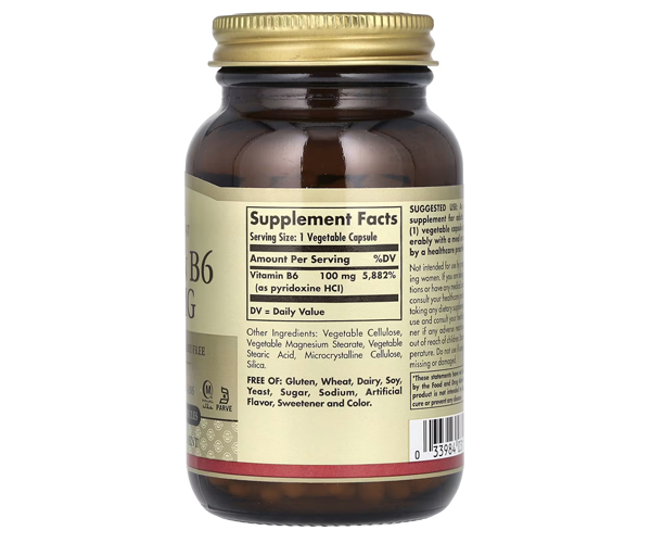 Вітамін B6 Solgar  (Vitamin B6) 100 мг 