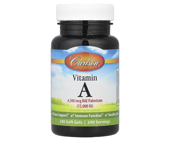 Витамин A Carlson Labs (Vitamin A) 15000 МЕ 240 капсул
