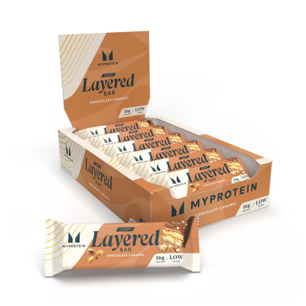 Батончик  Myprotein Crispy Layered - 12x58g Шоколад карамель