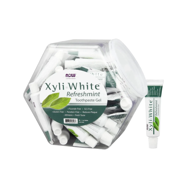 Зубна гель-паста NOW Foods Xyliwhite Refreshmint Toothpaste Gel освіжаюча м'ята туба 28 г