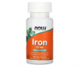 Залізо NOW Foods (Iron) 18 мг 120 капсул