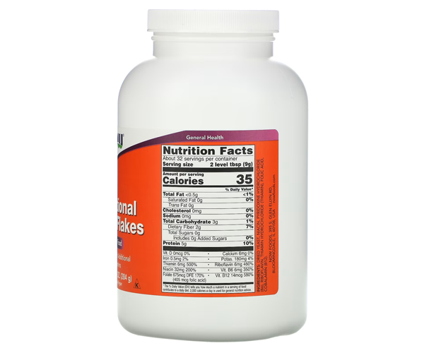 Дріжджі харчові в пластівцях NOW Foods (Nutritional Yeast Flakes) 284 г