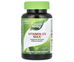 Вітамін Д3 екстра сильний Nature's Way  (Vitamin D3 max) 5000 МО 240 капсул