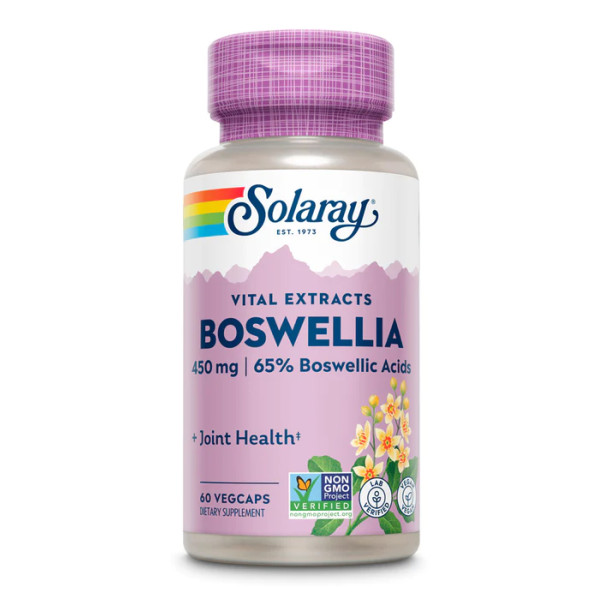 Екстракт босвеллії Solaray (Boswellia) 450 мг 60 капсул