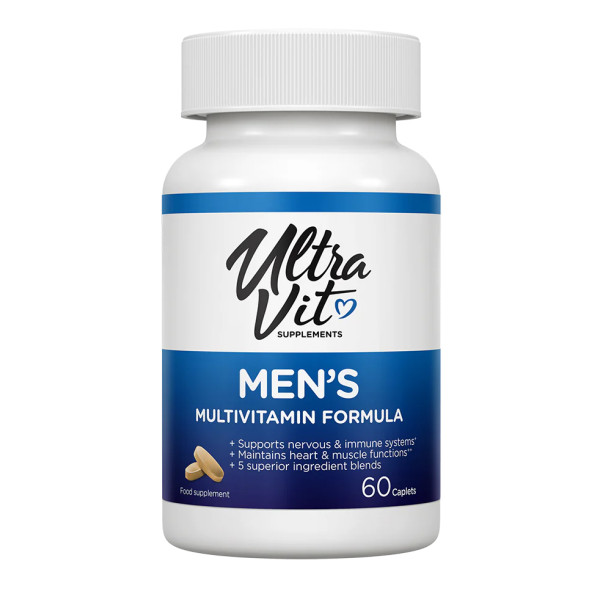 Мультивітаміни UltraVit для чоловіків VPLab (Men's Multivitamin Formula) 60 капсул