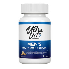Мультивітаміни UltraVit для чоловіків VPLab (Men's Multivitamin Formula) 60 капсул