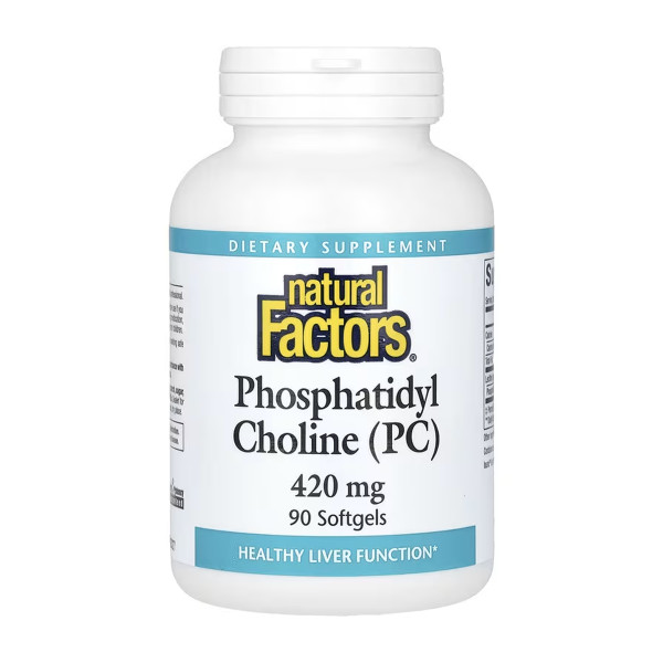 Фосфатидилхолін PC Natural Factors (Phosphatidyl Choline PC) 90 капсул
