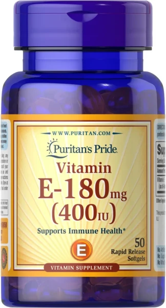 Витамин Е Puritan's Pride (Vitamin E) 400 МЕ 50 капсул