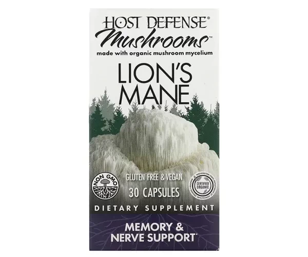 Ежовик гребенчатый Fungi Perfecti (Lion's Mane) 500 мг 