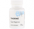 Медь Thorne Research (Copper Bisglycinate) 2 мг 60 капсул