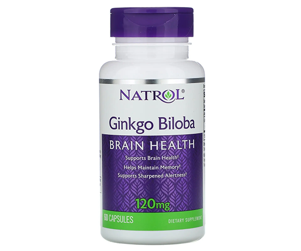 Гінкго Білоба Natrol  (Ginkgo Biloba) 120 мг 60 капсул