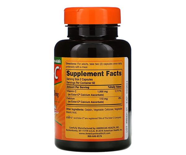 Эстер-С American Health (Ester-C) 500 мг 