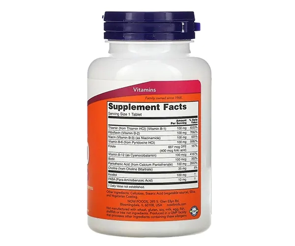 Комплекс В-100 NOW Foods (B-Complex) 100 таблеток