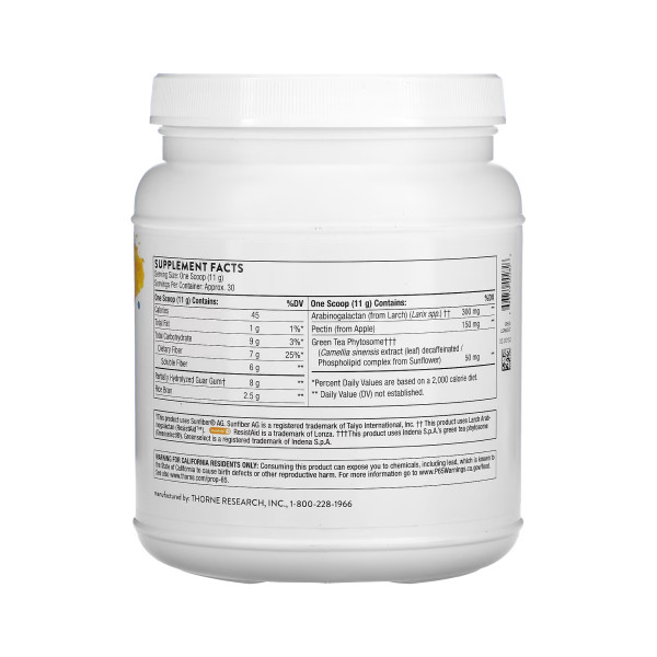 Харчові волокна Thorne Research  (FiberMend) 330 г