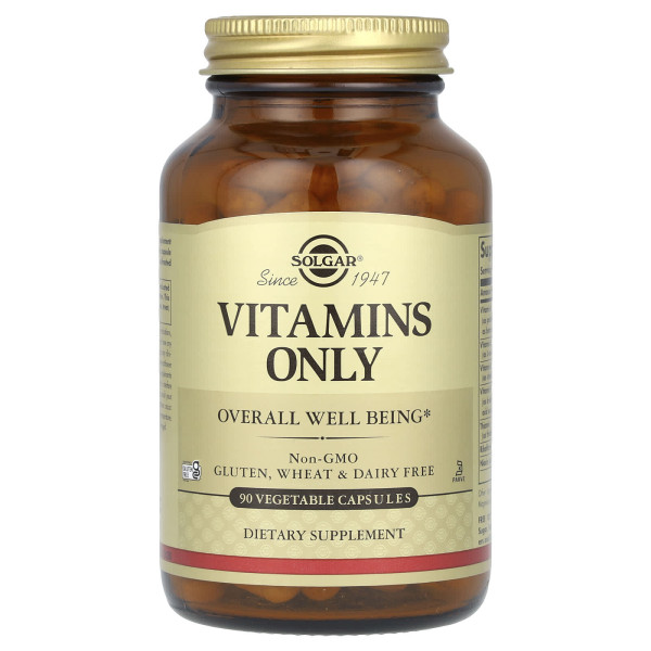 Мультивитамины Solgar (Vitamins Only) 90 капсул