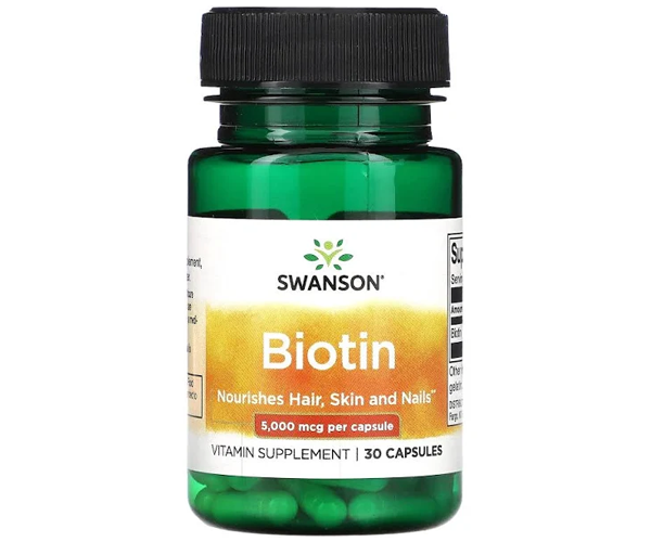 Биотин Swanson (Biotin) 5000 мкг 
