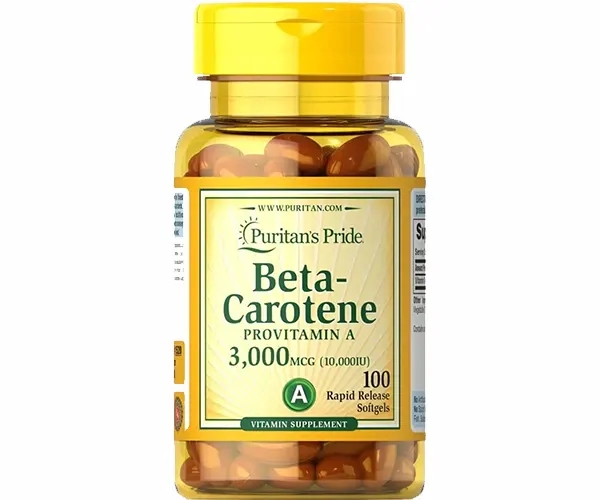 Бета-каротин Puritan's Pride (Beta-Carotene) 10000 MО 100 капсул