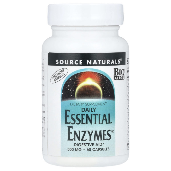 Ефірні ферменти Source Naturals  (Essential Enzymes) 500 мг